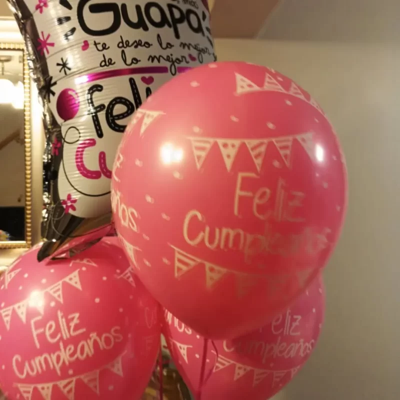 Trabajo real de globos personalizados